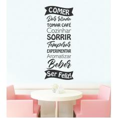 Imagem de Adesivo Decorativo De Parede Frase Dar Sorrisos...