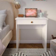 Imagem de Escrivaninha / Mesa Notebook Multifuncional Com 1 Gaveta Sala / Quarto