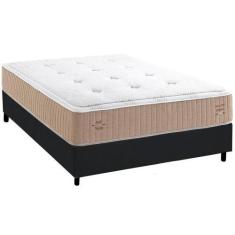 Imagem de Cama Box Casal + Colchão Herval C1631 Molas Maxspring 138X188x72