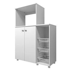 Imagem de Armário para Forno e Microondas Multimóveis 2 Portas Fg2531 Branco