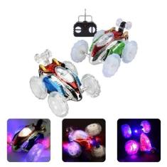 Imagem de Carrinho Maluco Controle Remoto Manobras 360 Brinquedo Led - Top Kids