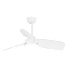 Imagem de Ventilador De Teto Com Controle Remoto 3 Pas Branco Bivolt