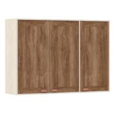 Imagem de Armário de Cozinha 120 cm 3 Portas Sofia  Luciane Móveis