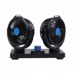 Imagem de Mini ventilador automotivo duplo potente silencioso 12v - Knup