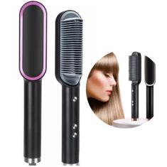 Imagem de Escova Alisadora Modeladora Temperatura Ajustável Modela