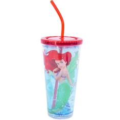 Imagem de Copo Revestido Líquido Sereia Ariel 600ml - Disney