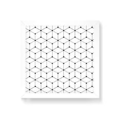 Imagem de Arte Maníacos Quadro Decorativo Optical Ponto a Ponto - 50x50cm (Moldura em laca )