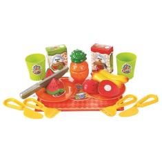 Imagem de Brinquedo Infantil Kit Salada de Frutas Crec Crec Big Star