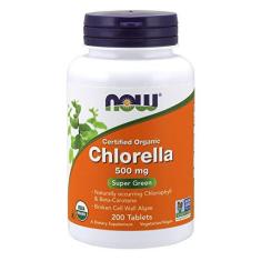Imagem de Clorela Orgânica Chlorella 500mg Importada EUA 200 Tabletes