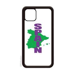 Imagem de Mapa espanhol europeu tourada para iPhone 12 Pro Max capa para Apple Mini Mobile Case Shell