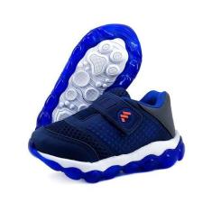 Imagem de Tênis Infantil Masculino Com Luzes De Led Mp1814 - As109 - Mini Pe