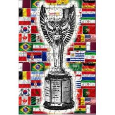 Imagem de Quebra-Cabeça Taça Jules Rimet 300 Peças 40X29cm - Reidopendrive