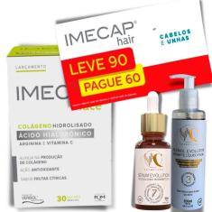Imagem de Imecap Face Cabelos Unhas Sabonete Retinol Serum Vitamina C