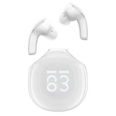 Imagem de Fone Ear Acefast T9 Wileress BT LED Crystal White