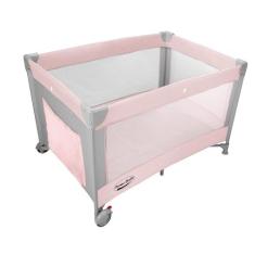 Imagem de Berço Mochila Amici Prime Baby, Rosa/Cinza