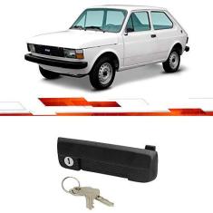 Imagem de Maçaneta Externa Porta Dianteira Esquerda Fiat 147 1976 a 1987 Fiorino 1982 a 1987 com Chave