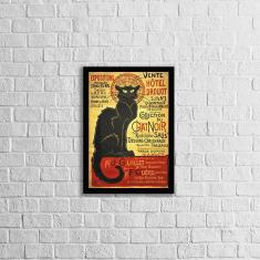 Imagem de Quadro Decorativo Chat Noir 45x34cm