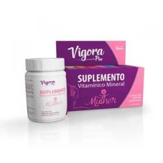Imagem de Suplemento Vitaminico Mulher Com 60Caps - Vigora Plus - Prati