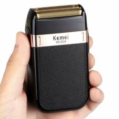 Imagem de Barbeador Shaver Kemei Elétrico Com Cabeças Removiveis - Relet