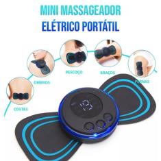 Imagem de Mini Massageador Pescoço Estimulador Elétrico Portátil