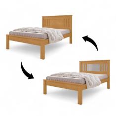 Imagem de Cama Casal Aconchegante Sophia Naturalle E Off White