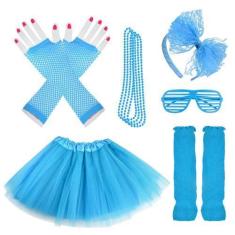 Imagem de Conjunto de acessórios para fantasias Miayon Kids 6 in 1, 1970, 1980, 