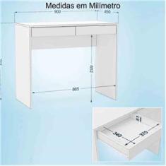 Imagem de Mesa Para Computador Tijuca  2 Gavetas Politorno