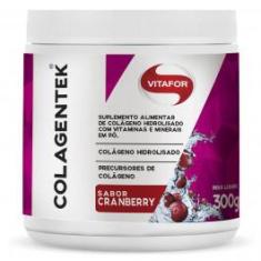 Imagem de Colagentek Colágeno Hidrolisado Cranberry Vitafor Pote 300g