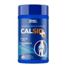 Imagem de Cálcio Elementar 500Mg + Vitamina D3 1000Ui Calsid-D 60 Comprimidos Si