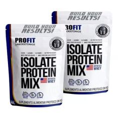 Imagem de Combo 2x Whey Isolate Protein Mix 900g - Profit Labs (Morango)