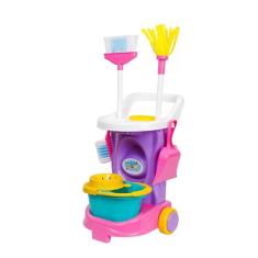 Imagem de Brinquedo Carrinho de Limpeza Infantil Cleaning Trolley Maral