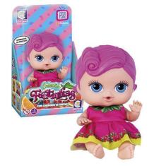 Imagem de Boneca Bebe Coleção Frutinhas Com Cheirinho De Groselha - Cotiplas