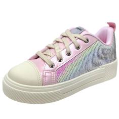 Imagem de Tenis Infantil Menina Conforto Colorido Pampili Max-Feminino