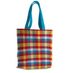 Imagem de Bolsa Sacola Artesanal de Tecido Festa Junina Xadrez Colorido - Core D