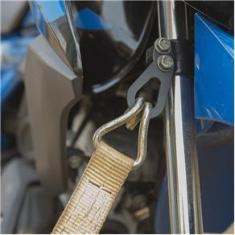 Imagem de kit 2 Alça Trava tipo Brinco Simples para Transportar Motos-Aço