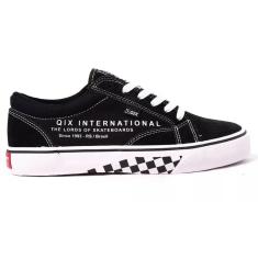 Imagem de Tênis Qix Dt Vulcan Masculino Preto Branco