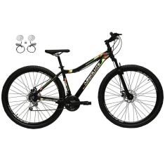 Imagem de Bicicleta Aro 29 Feminina Absolute Mia 2 Freios a Disco Hidráulicos 21v Alumínio Suspensão Diant.-Feminino