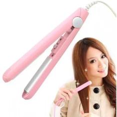 Imagem de Mini Chapinha De Cabelo Com Estojo Bolsa Bivolt Ceramica Bivolt  110V-