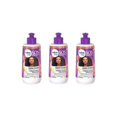 Imagem de Creme Pentear Salon Line 300ml Sos Super Óleo Nutritivo- 3Un