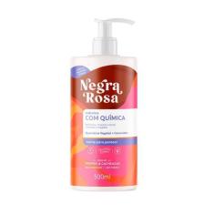 Imagem de Creme Para Pentear Cabelos Com Química Negra Rosa Crespas E Cacheadas