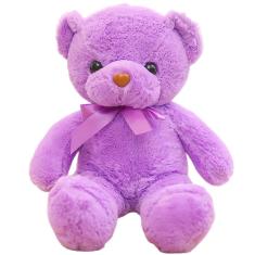 Imagem de Ursinho de pelúcia biubiulove 34 cm roxo para crianças