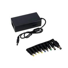 Imagem de Fonte Carregador Universal Notebook Laptop Com Cabo Carregador 120w 9 conectores