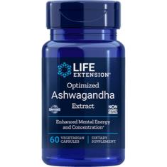 Life Extension, Ashwagandha Extracto Otimizado - 125mg - 60 Capsulas