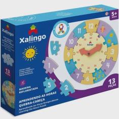 Imagem de Quebra-cabeça Relogio Aprendendo as Horas Xalingo