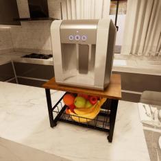 Imagem de Fruteira Para Bancada Mesa Preto Fosco - Belo Lar