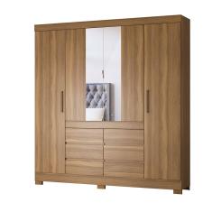 Imagem de Guarda Roupa Casal 4 Portas Com espelho Cadis Demóbile