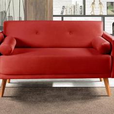 Imagem de Namoradeira Moderna Decoração Sala, Varanda, Recepção Luma Vermelho