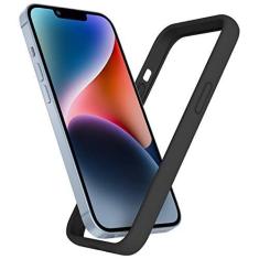 Imagem de K TOMOTO Capa amortecedora compatível com iPhone 14 Plus (6,7 polegadas), capa amortecedora de silicone líquido [absorção de choque] [proteção de borda elevada] [proteção contra quedas] [toque sedoso