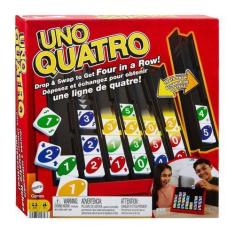 Imagem de Novo Jogo De Estratégia Tabuleiro UNO Quatro Games Original - Mattel