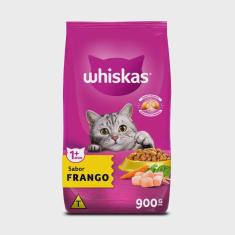Imagem de Ração Whiskas Para Gatos Adultos Sabor Frango 900g